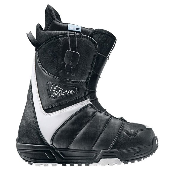 NEW! Burton Mint Womens Snowboard Boots! Black & White Size 5 Euro 35 - Picture 2 of 2